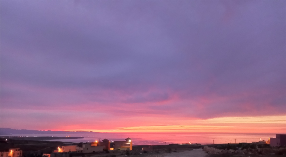 غروب آخر يوم من سنة 2022